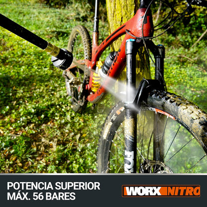 HIDROLAVADORA INALÁMBRICA DE ALTA PRESIÓN HIDROFORCE - Doble Batería + Estuche Gratis