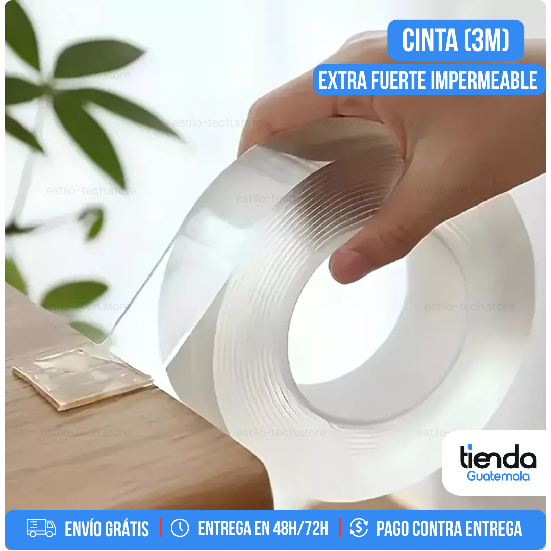 TAPEMAGIC - Cinta Doble Extra Fuerte Impermeable - COMPRA 1 LLÉVATE 3 SOLO HOY
