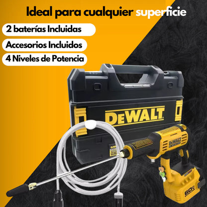 Hidrolavadora DWT CleanWash Inalámbrica Con 2 Baterías Gratis + Estuche y Accesorios Regalo
