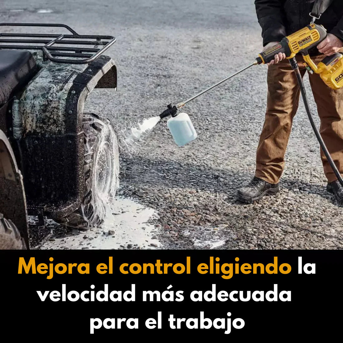Hidrolavadora DWT CleanWash Inalámbrica Con 2 Baterías Gratis + Estuche y Accesorios Regalo