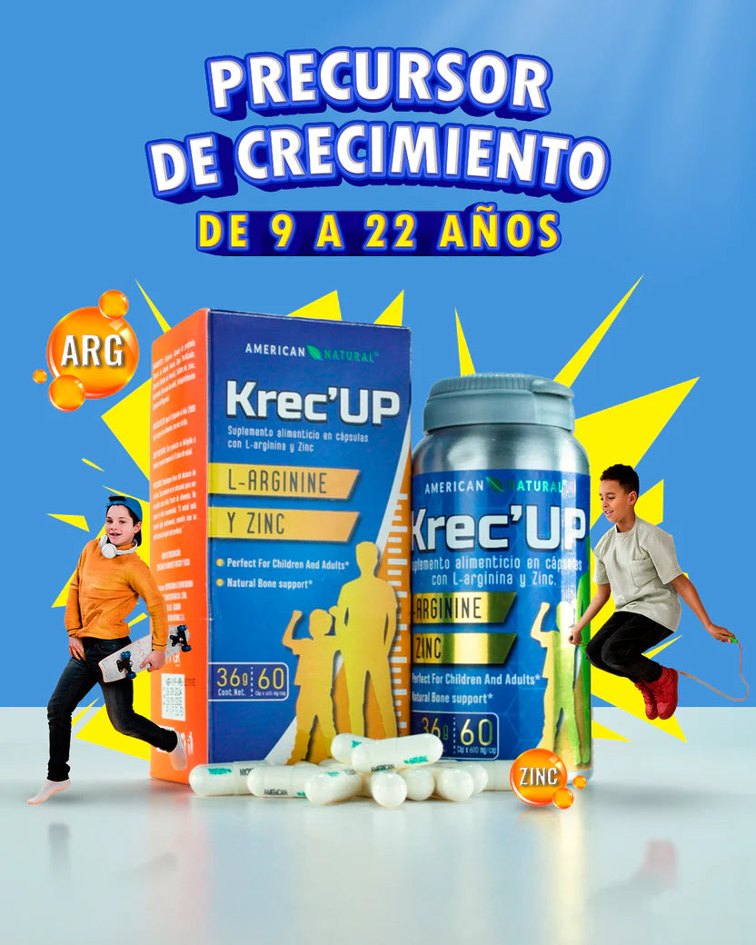 Krec Up -  Crescimiento Saludable para Tu Hijo 🏅 + Ebook Como Comer Sano REGALO 🎁