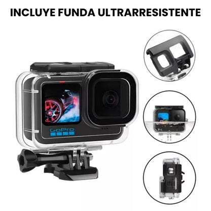 CÁMARA GOPRO 5K + FUNDA ULTRARRESISTENTE DE REGALO - [PROMOCIÓN DE CUMPLEAÑOS]